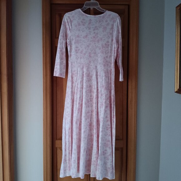 *Price Drop* New Chaps Women's 3/4 Sleeve Placket Knit Midi Dress (NWOT) - Picture 2 of 5